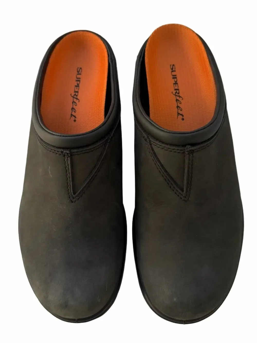 Blundstone Original Clogs Rustic Black Leather 2420 Sz 7.5 SUPERFEET Insole Mens